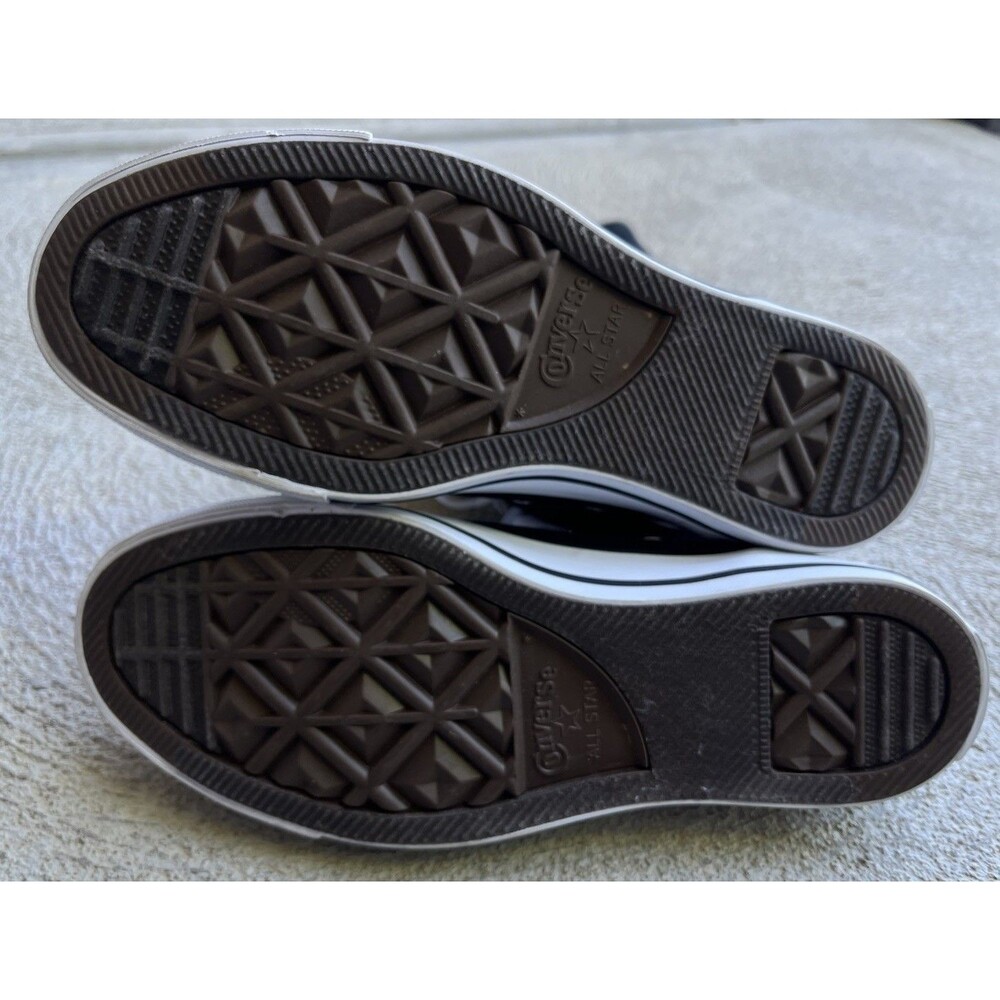 Converse All-Star Women's 7 Men's 5 Tall Knee High Sneakers 1V708 - Black - Picture 9 of 12